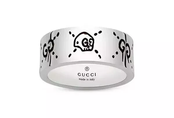 Gucci   Bague Fantôme   Argent Sterling   Nettoyée et polie