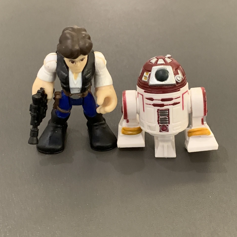 7PCS Playskool Star Wars Galactic Heroes Darth Vader Obi Wan Kenobi Pilot Figure - Image 4 of 4