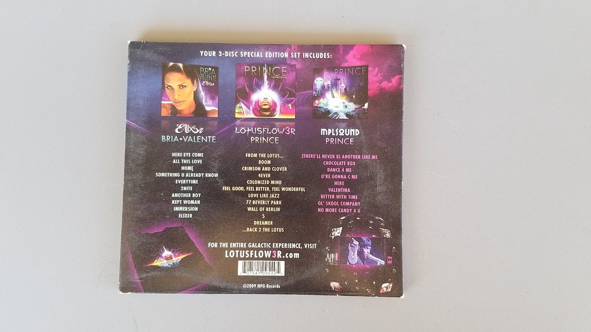 Prince - Lotus Flower 3 Disc Set 707541095495| eBay