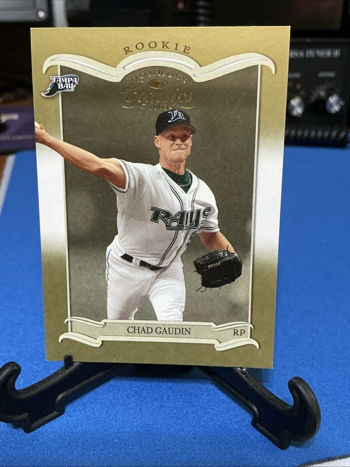 2003  Donruss Classics #210 Chad Gaudin Rookie #d /1000! Tampa Bay Rays - Image 3 of 4