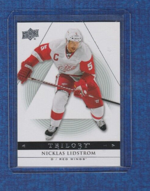 2013-14 Upper Deck Trilogy Hockey # 34 Nicklas Lidstrom