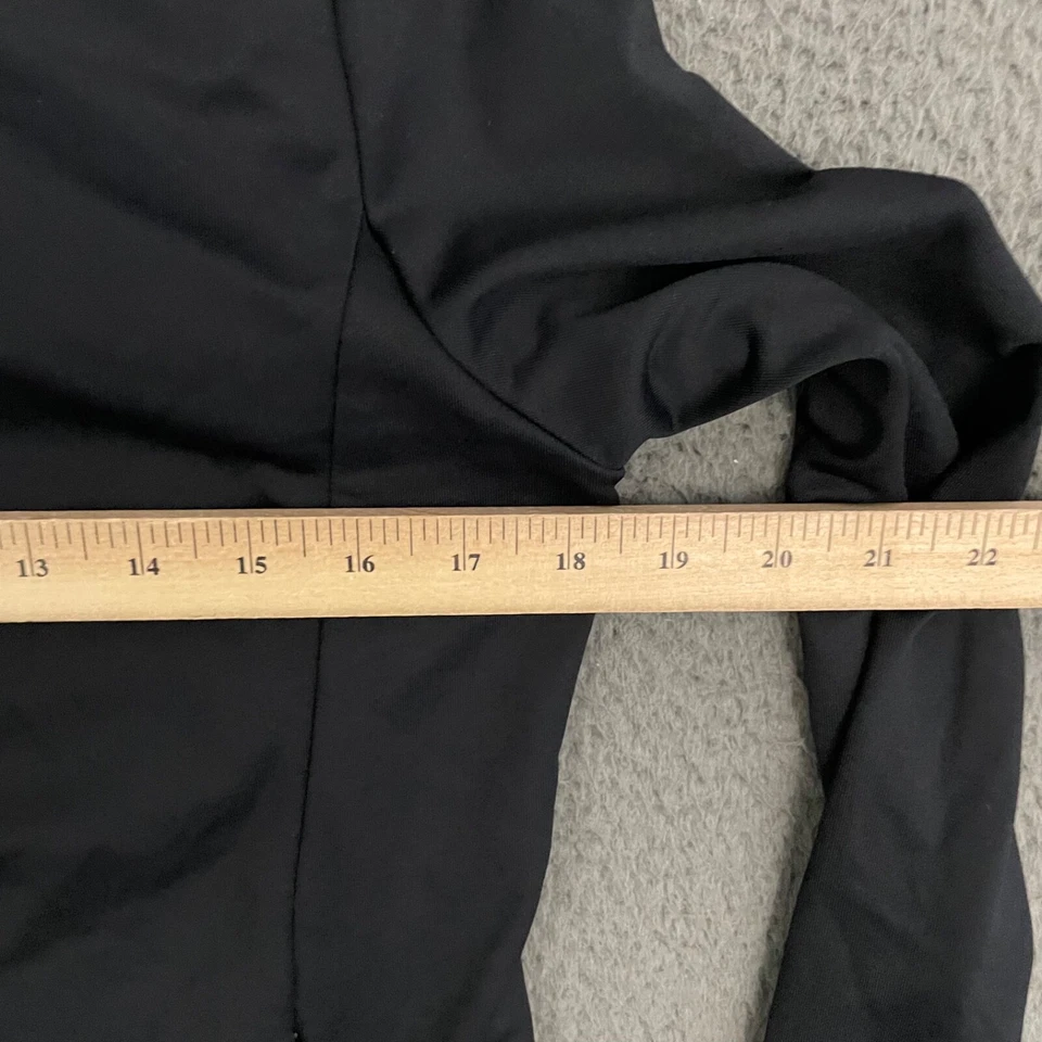 Chaqueta Ralph Lauren Active Mujer Pequeña Negra Con Capucha 1/2 Cremallera Ropa Activa Mamá Foto 2 de 4