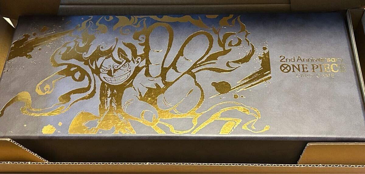 NEW Bandai ONE PIECE Card Game 2nd ANNIVERSARY SET w/Card NEW Bandai ONE PIECE Card Game 2nd ANNIVERSARY SET w/Card