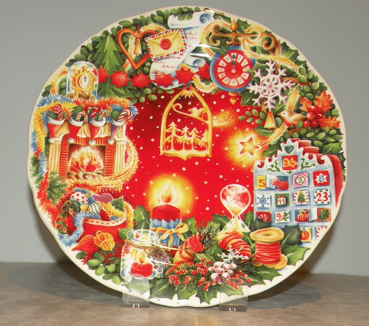 NEW Christmas Plate 2023 Red ( Noel ) from Gien | eBay