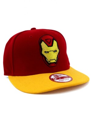 New Era Iron Man 9fifty Strapback Hat Adjustable Marvel Heroes Cap