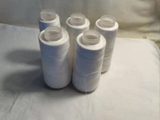 Beachwood LTD Serger Thread Lot Of 5, Polyester, Yds Left?