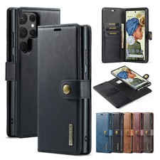 Magnetic Detachable Leather Wallet Stand Case For Samsung S25 Ultra S24 A13 A54