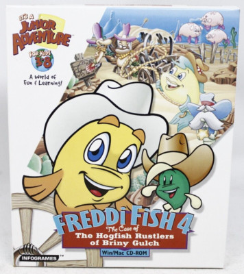 Freddi Fish 4: The Case of Hogfish Rustlers of Briny Gulch (PC) - Big Box - New+