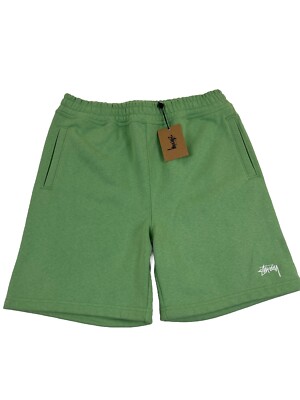 stüssy stock logo short zephyr green