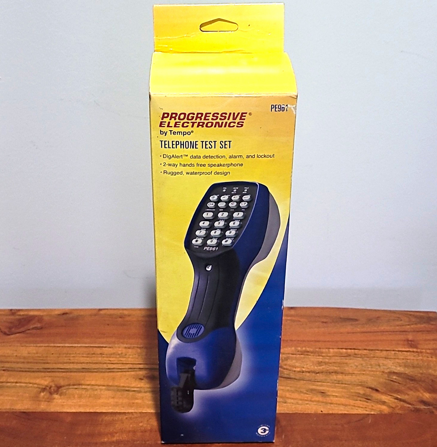 Progressive Electronics by Tempo PE961 Test Set Speakerphone Waterproof Cords