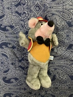Chuck E Cheese Plush Doll 14" Vintage Late 80s Pizza Time Theatre