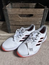 NEW NWT ADIDAS Men ZG23 Golf Shoes Cloud White Core Black Semi Solar Red 12.5