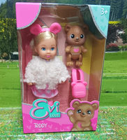 Simba Evi Love Teddy, Spielset Inkl. ZubehöR,Ca 12Cm,Neu