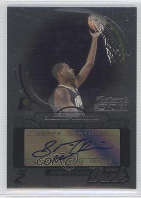 2006 Trademark Moves Signature Dunk Foil 8/75 Shawne Williams Rookie Auto RC 0a1