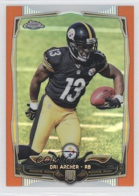 2014 Topps Chrome Retail Orange Refractor Dri Archer #214 Rookie RC 4e9