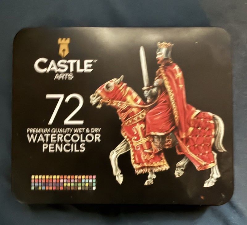 Castle Arts Premium Quality Wet & Dry Watercolor Pencils Blend/Layer New!