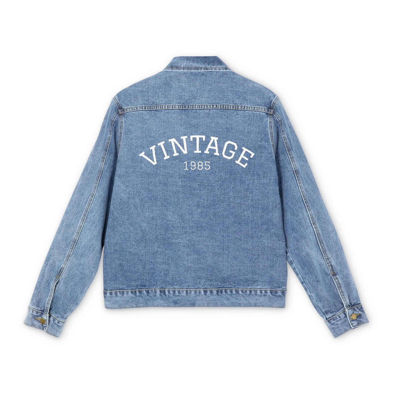 Custom Vintage Men’s Denim Jacket, Personalized Birthday Gift, Street Style
Opens in a new window or
