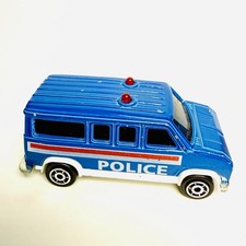 Majorette Sonic Flashers European Style Police Van 3" Diecast Scale Fourgon