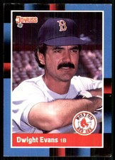 Dwight Evans 1988 Leaf #171 Boston Red Sox MLB READ FREE SHIPPING AutographDen