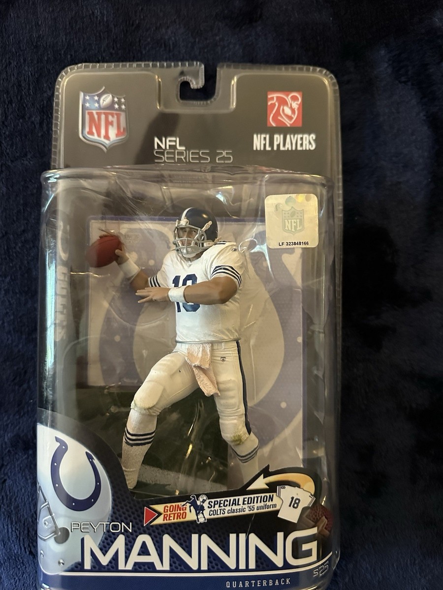 Peyton Manning McFarlane Figure Retro Indianapolis Colts Series 25