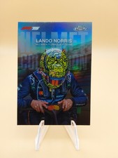 2025 Topps Chrome Formula 1 Racing F1 Lando Norris #HC-4 Helmet Collection