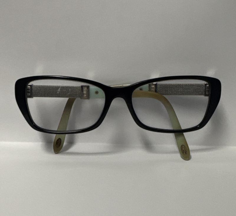 Tiffany & Co. Full Rim Black Rectangular Plastic/Metal Women's Eyeglasses. #5
