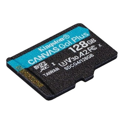 Kingston 128GB microSDXC Canvas Go Plus Gen4 200R A2 U3 Speicherkarte