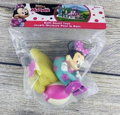 Disney MINNIE MOUSE Infants Bath Squirt Toy Set of 3 6M+ BRAND NEW SEALED