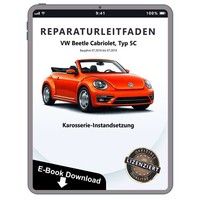 VW Beetle Cabrio 5C 2016-2019 Karosserie Instandsetzung Reparaturanleitung PDF