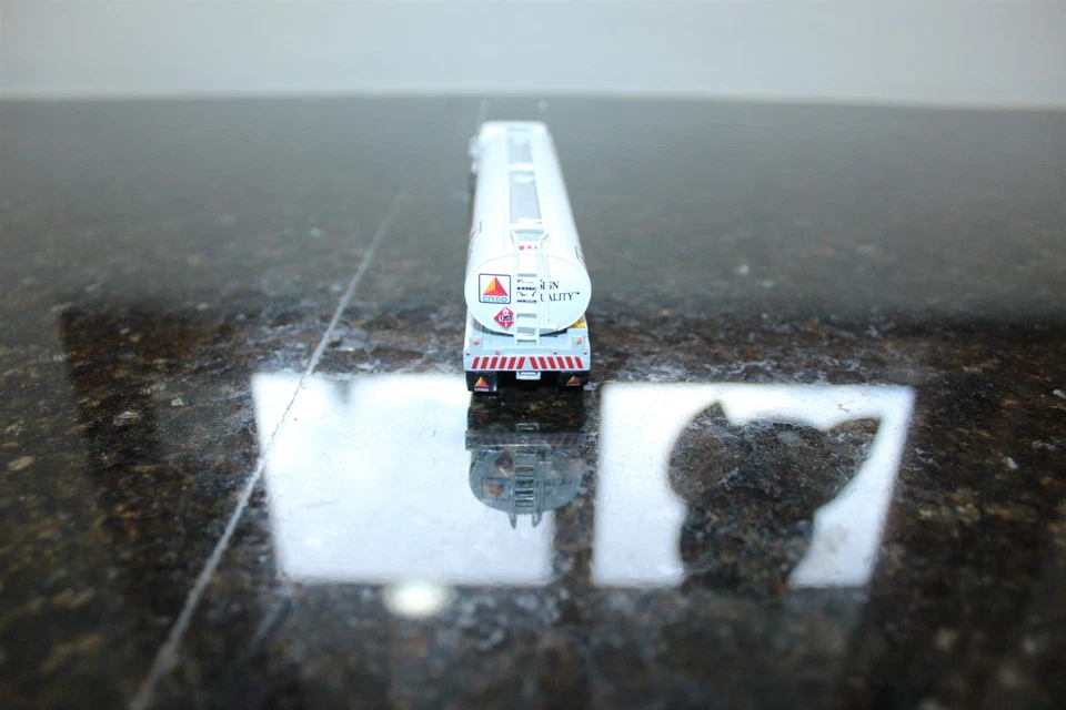 Винтажный спичечный коробок ультра рекламный полугрузовик Citgo Mack CH600 танкер - Изображение 3 из 4