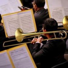 Ktaxon Bb Tenor Slide Trombone B Flat Brass Trumpet Set For Beginner