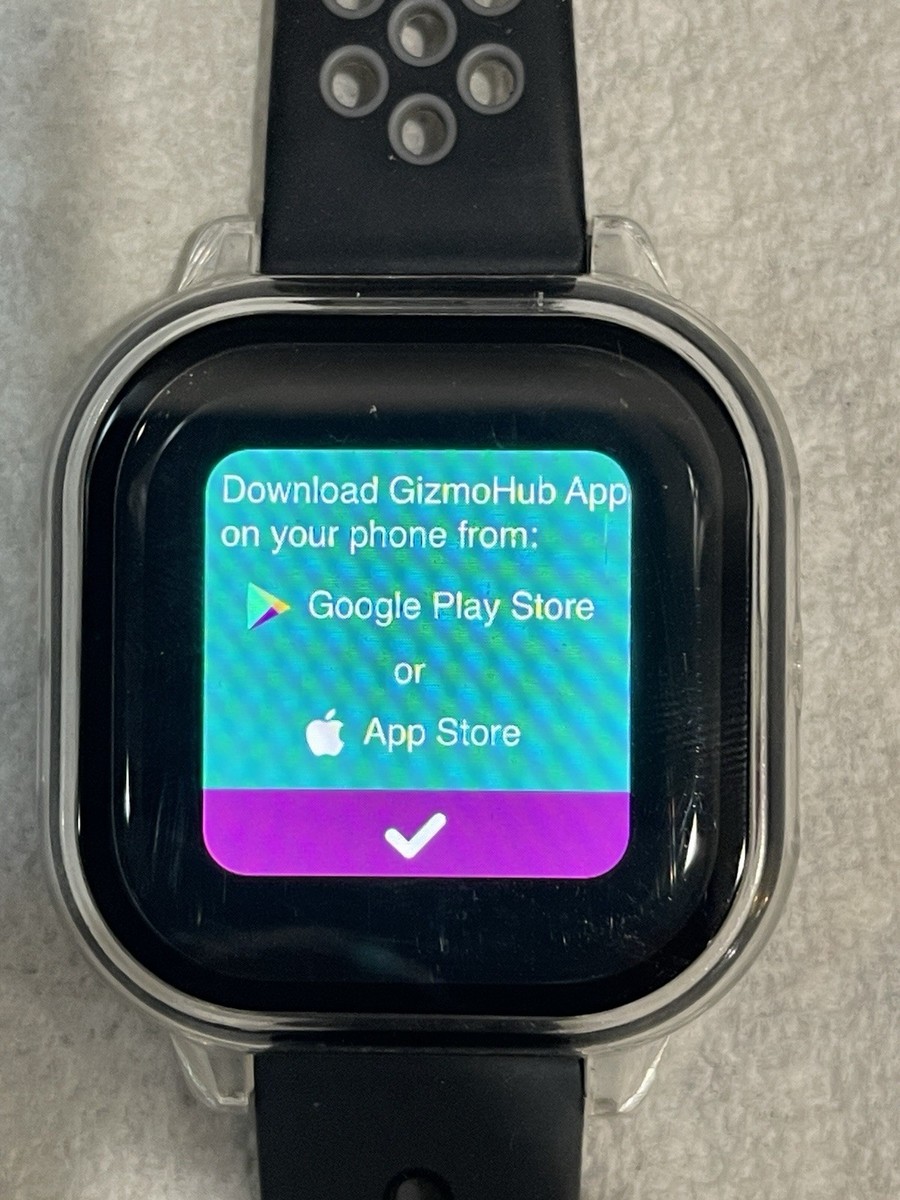 Gizmowatch Gizmo Watch Smartwatch Verizon Wireless Black With