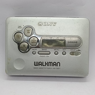 SONY WM-FX877 1999 W/Battery box Radio Walkman For parts/For