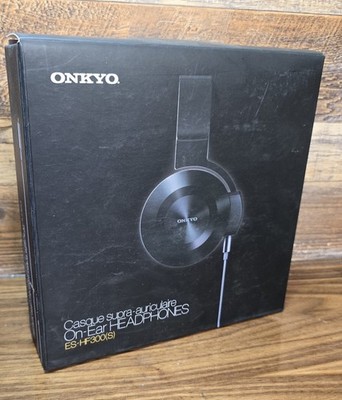 Original ONKYO ES-HF300(S) HiFi On-Ear Headphones RARE - New / Open Box