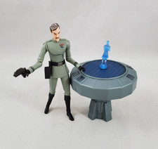 Star Wars The Clone Wars Admiral Yularen CW07 Complete w  Holo-Table Gun Loose