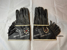 Roy Rogers and Trigger Boys Black Gloves Sears Vintage Rare Western Collectible