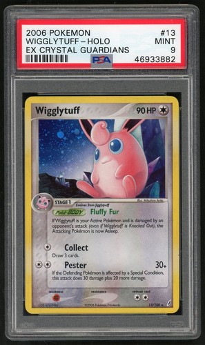 Wigglytuff graded PSA 9 for sale on eBay