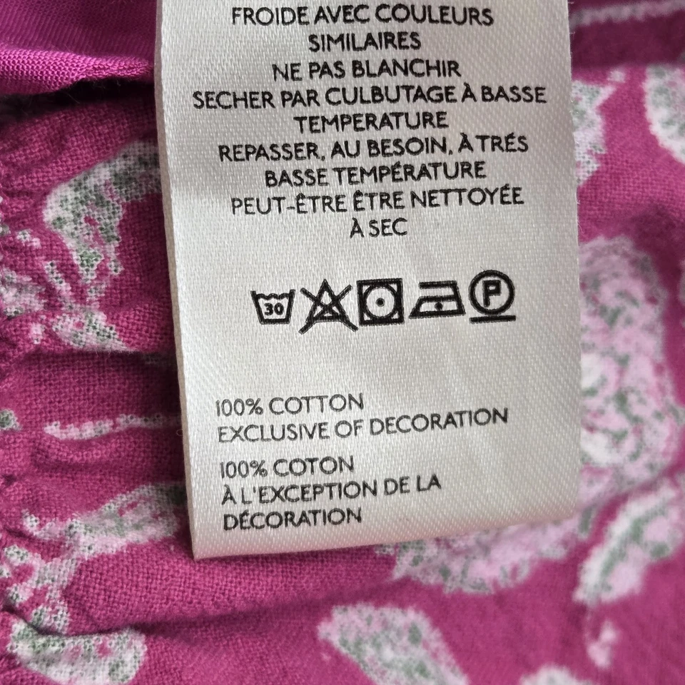 Free People Women Dress XL Pink Floral Mini Bohemian Wilder Days - Image 4 of 4