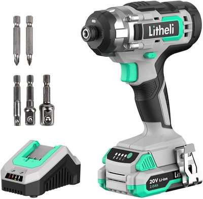 Cordless Impact Driver, 1150 In-Lbs Torque, 1/4? Quick-Release Hex Chuck, With