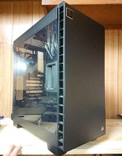 Corsair Carbide Clear 400C mid tower ATX pc case with PSU water cooler READ 