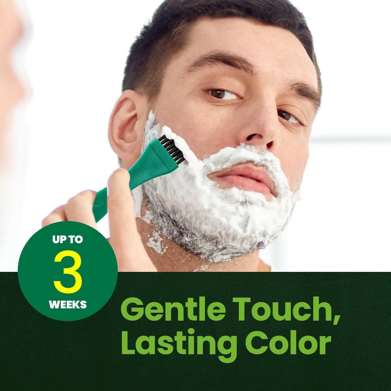 Herb For Men Mustache & Beard Dye (Nature Black, 1 Pack), PPD-Free Ammonia-Fr...