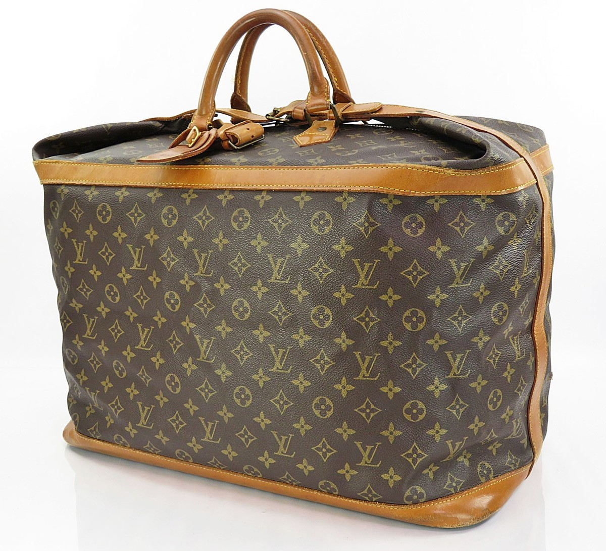 Authentic LOUIS VUITTON Cruiser 50 Monogram Canvas Travel Hand Bag