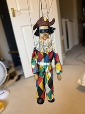 E. HAUPTMANN Vintage Clown Marionette Puppet