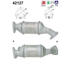 AS Katalysator 42127 für VW PASSAT B5 Variant 3B5 3B2 AUDI A4 Avant 8D5 A6 C5