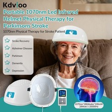1070nm Red Light Therapy Helmet Natural Treatment for Alzheimer Parkinson Stroke