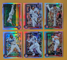 2025 Topps Chrome Silver Refractor Cubs Shota Imanaga Suzuki Alcantara RC