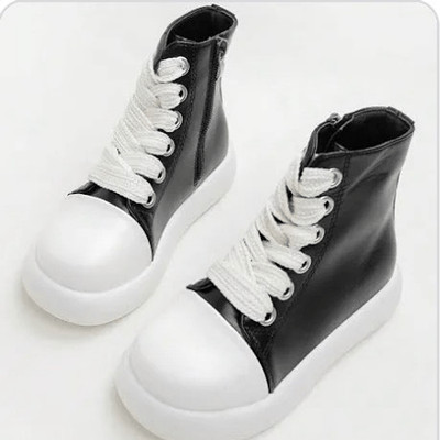 Kids Rick Owens Style ''Ramones'' Chunky High-Top Sneakers size 13