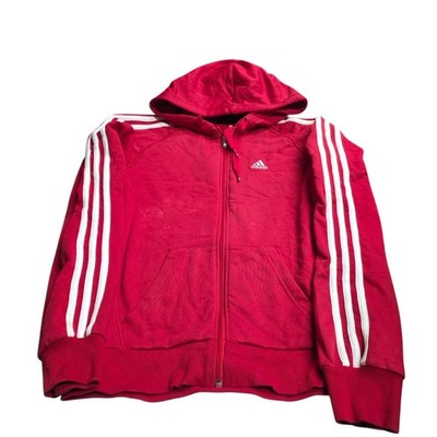Adidas Performance Essentials Hoodie mit Reißverschluss rot Größe Extra Small XS Clima 365
