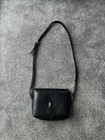 Vintage 90 Cartier Leather Crossbody Bag Black