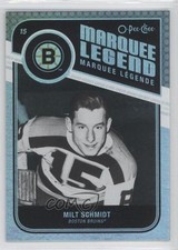 2011-12 O-Pee-Chee Marquee Legend Rainbow Foil Milt Schmidt #549 HOF 0i8